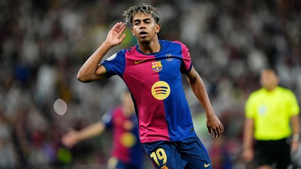 Former FC Barcelona Forward Hails 17-Year-Old Wonder Kid Lamine Yamal as Blend of Lionel Messi and Neymar Jr Lamine Yamal in the frame.