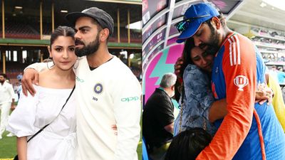 Exclusive: BCCI brings in harsh guidelines on Indian cricketers' family travel, personal staffs; impose ban on personal shoots during tours Virat Kohli (L), his wife Anushka Sharma (2nd from Left), Rohit Sharma (R) and his wife Ritika Sajdeh in frame