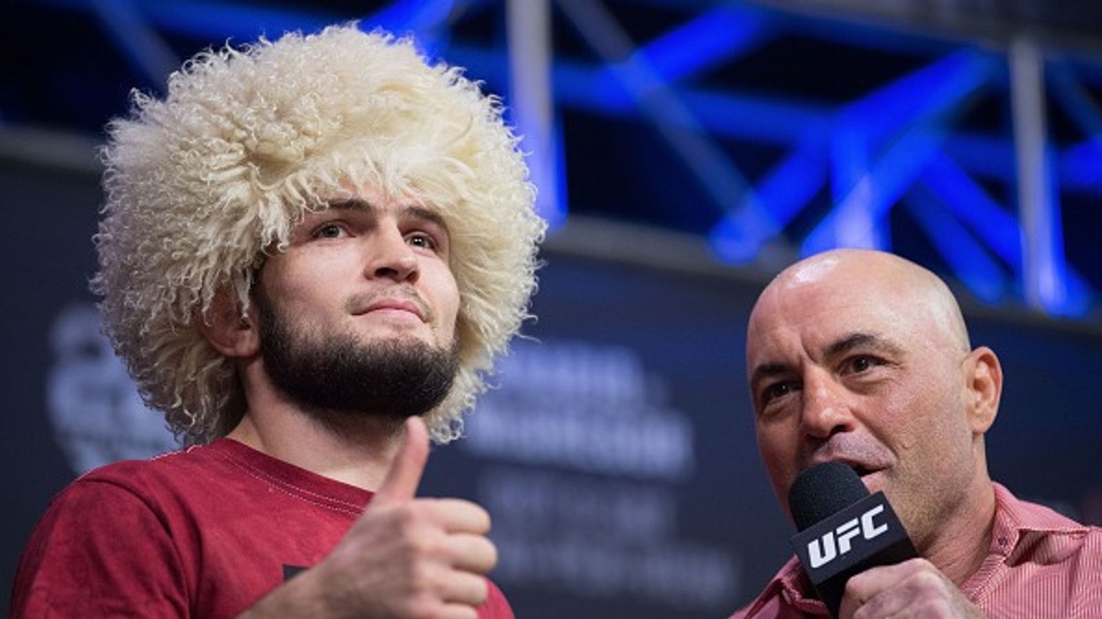UFC Commentator Joe Rogan Finally Breaks Silence on Whole Khabib Nurmagomedov vs Flight Attendant Controversy, 'Let me Google him real quick' UFC Commentator Joe Rogan Finally Breaks Silence on Whole Khabib Nurmagomedov vs Flight Attendant Controversy, 'Let me Google him real quick'