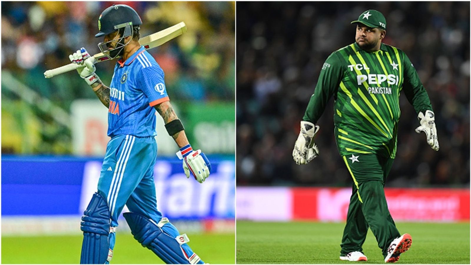 'I think everyone should learn consistency from Babar Azam and Virat Kohli': Azam Khan shows support for India star amidst criticism Virat Kohli walking back to the pavillion after losing his wicket; Pakistan's wicketkeeper-batter Azam Khan.