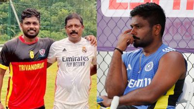 'People within KCA have something against my child...': Sanju Samson's father hammers Kerala Cricket Association after son's misses spot in India's Champions Trophy 2025 squad Sanju Samson with his father Samson Viswanath