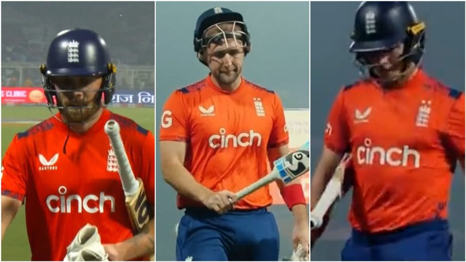 'Agents 007 of RCB': Social media flooded with hilarious memes as franchise's three England batters fail in 1st T20I vs India Phil Salt, Liam Livingstone, Jacob Bethell walk back to the pavillion after losing their wickets in the first T20I against India at Eden Gardens, Kolkata.