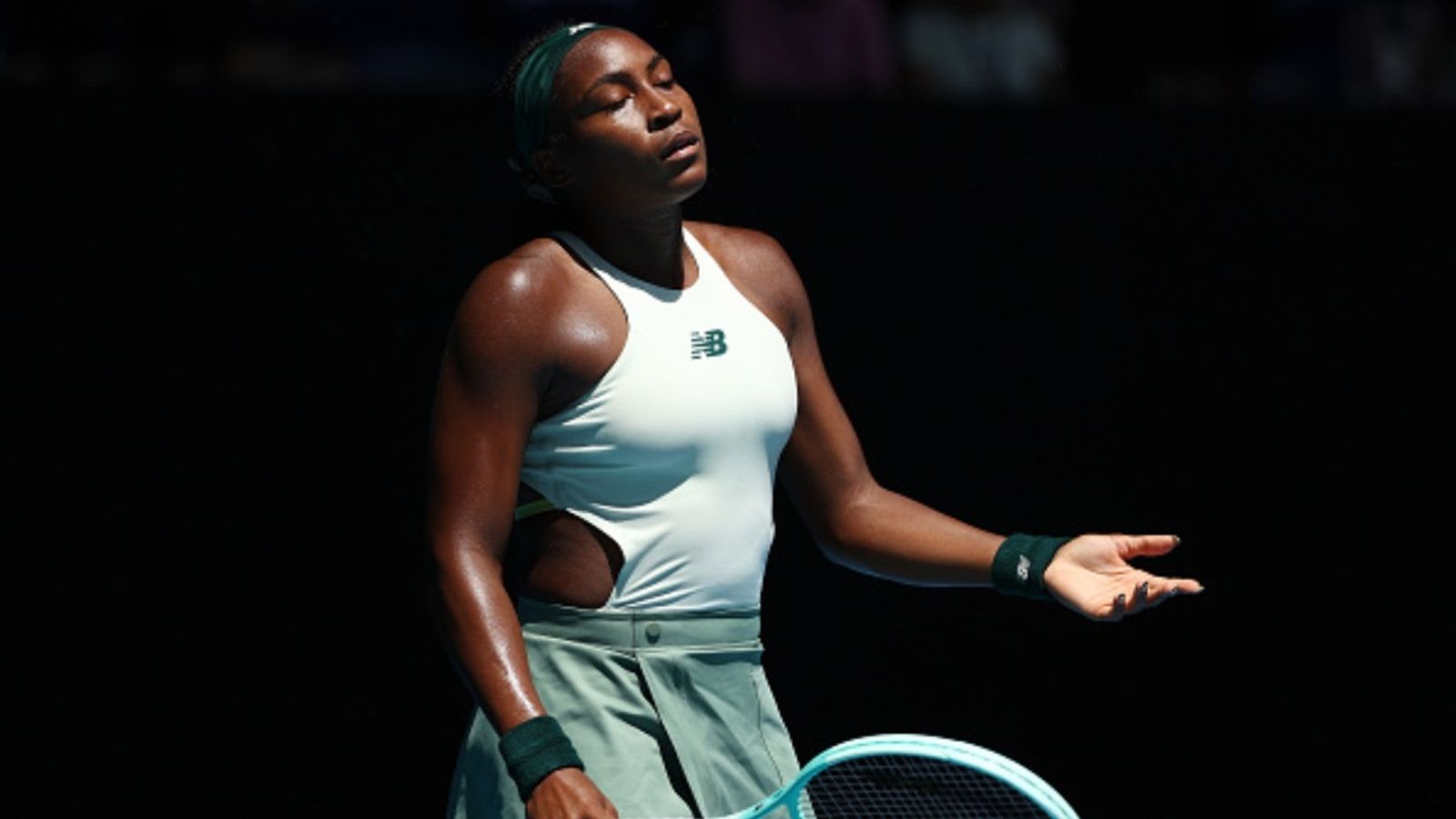 Coco Gauff reacts after her Australian Open 2025 exit Coco Gauff reacts after her Australian Open 2025 exit