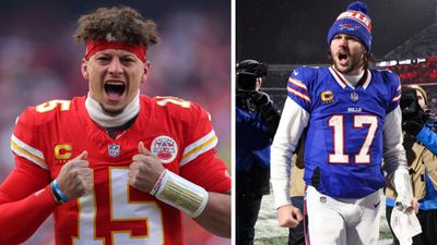 Kansas City Chiefs vs Buffalo Bills Stats: Five Key Statistics to Know Ahead of AFC Championship Game Chiefs QB Patrick Mahomes and Bills QB Josh Allen in the frame.