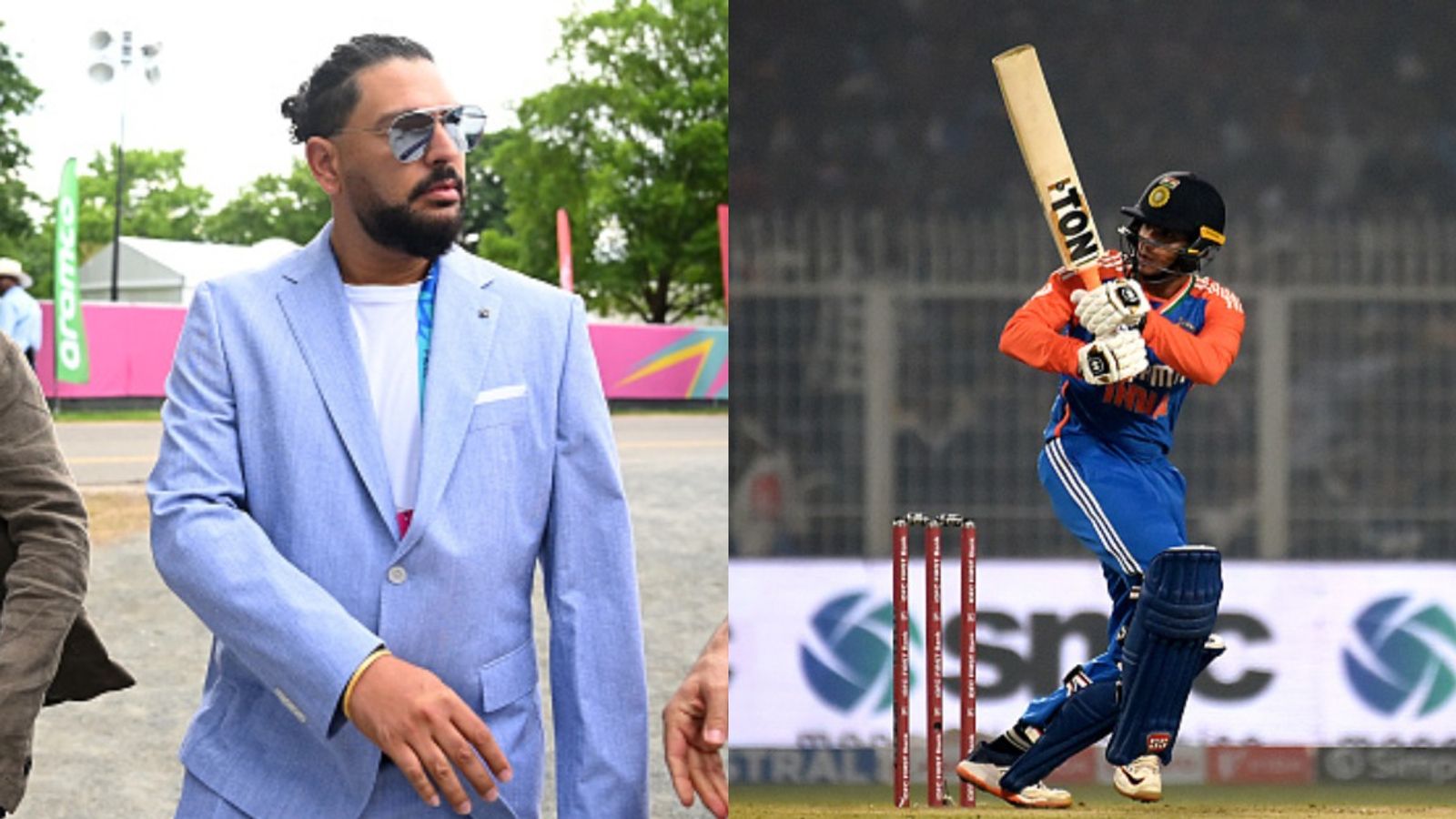 'You hit 2 boundaries down the ground...': Abhishek Sharma's mentor Yuvraj Singh's cheeky tap for young batter after India's dominating 7-wicket win against England Abhishek Sharma and Yuvraj Singh