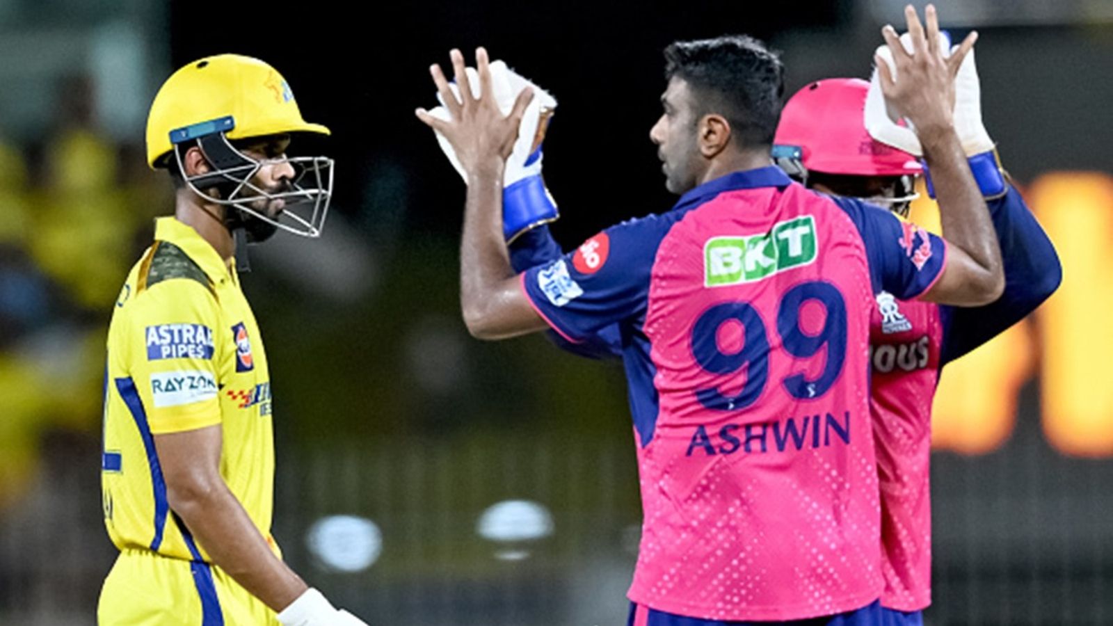 R Ashwin gives two reasons why Ruturaj Gaikwad is facing snub from selectors since July 2024, says this batter 'came out of the syllabus' Ravichandran Ashwin (R) celebrates with teammate after taking the wicket of Chennai Super Kings' Shivam Dube (not pictured) as captain Ruturaj Gaikwad watches during the IPL 2024 match at MA Chidambaram Stadium in Chennai on May 12, 2024.