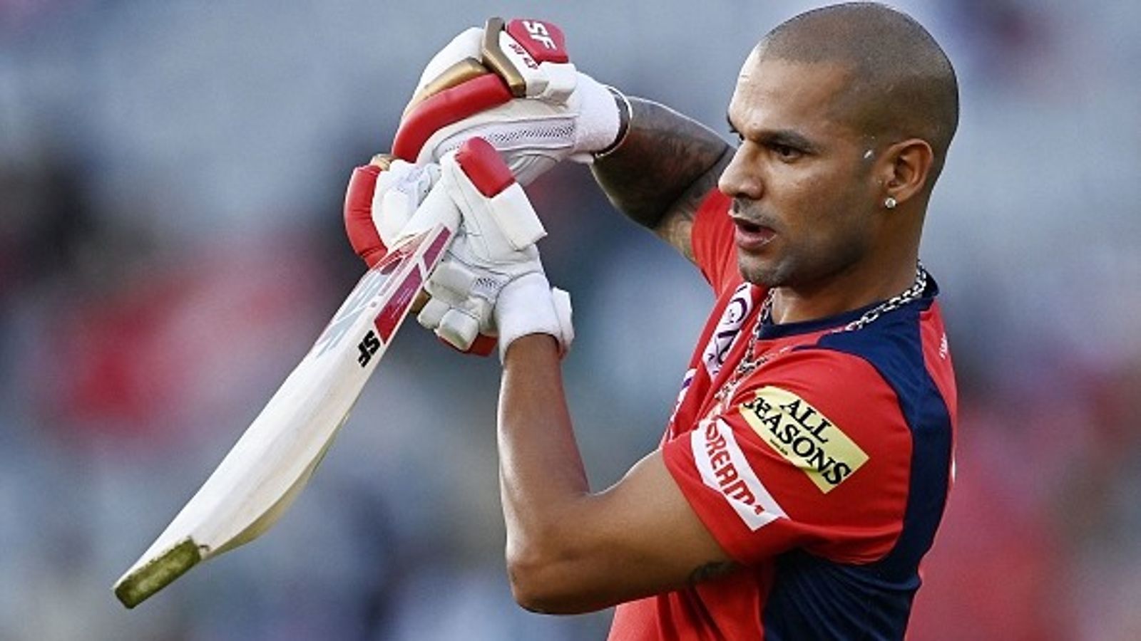 Team India Champions signs Indian Cricketing Great Shikhar Dhawan as part of team in Historic World Championship of Legends Former India's star batter Shikhar Dhawan in frame