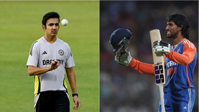 'Was talking with Gautam sir, he said whatever happens you should...': Tilak Varma reveals how Gambhir's words helped him win it for India in 2nd T20I India's head coach Gautam Gambhir (L) and star batter Tilak Varma in frame