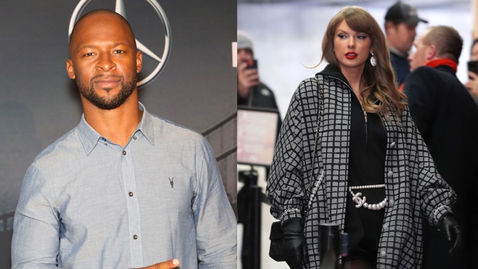 Kansas City Chiefs Hall of Fame is in awe of Travis Kelce's girlfriend Taylor Swift, says 'I'm a Swiftie' Dante Hall and Taylor Swift in the frame