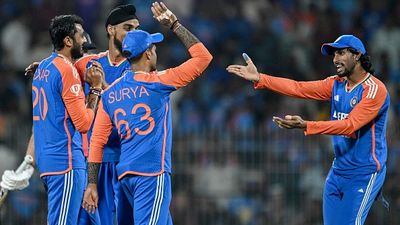 'India have got a huge superstar, he can become an all-format player': Ambati Rayudu urges Ajit Agarkar to strongly back 22-yr-old star India's Tilak Varma (R) celebrates with teammates after taking a catch to dismiss England's captain Jos Buttler during 2nd T20I