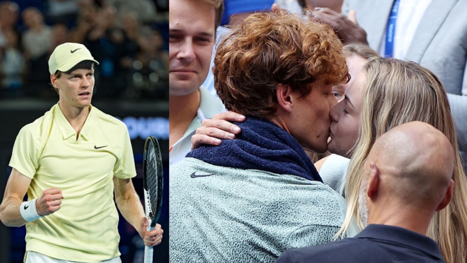 Who is Jannik Sinner's girlfriend? Are they still together and everything you need to know about them Jannik Sinner with girlfriend Anna Kalinskaya (via Getty)