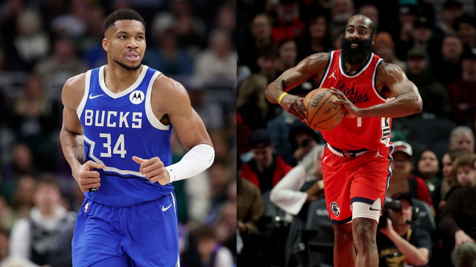 Giannis Antetokounmpo heaps praise on former MVP after Clippers vs Bucks clash, says 'One of the best players to ever play the game...' Giannis Antetokounmpo and James Harden in the frame