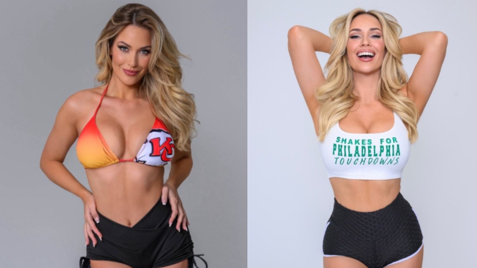 "I have bikini tops ready for...," Paige Spiranac chooses her favorite between Kansas City Chiefs and Philadelphia Eagles Paige Spiranac chooses between Kansas City Chiefs and Philadelphia Eagles (Spiranac's X)