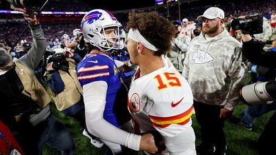Patrick Mahomes Leaves Classy Message For Josh Allen After the Chiefs Shattered Bills' Super Bowl Dream in the AFC Championship Game, 'I always feel...' Josh Allen and Patrick Mahomes in the frame.