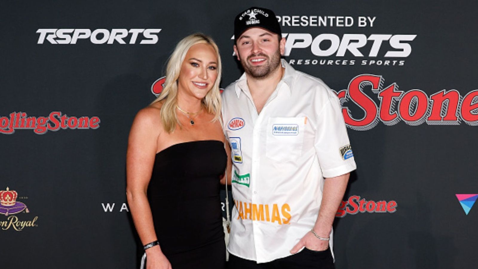 Tampa Bay Buccaneers quarterbacks wife shares 4-word reaction from family vacation Baker Mayfield and Emily in the frame