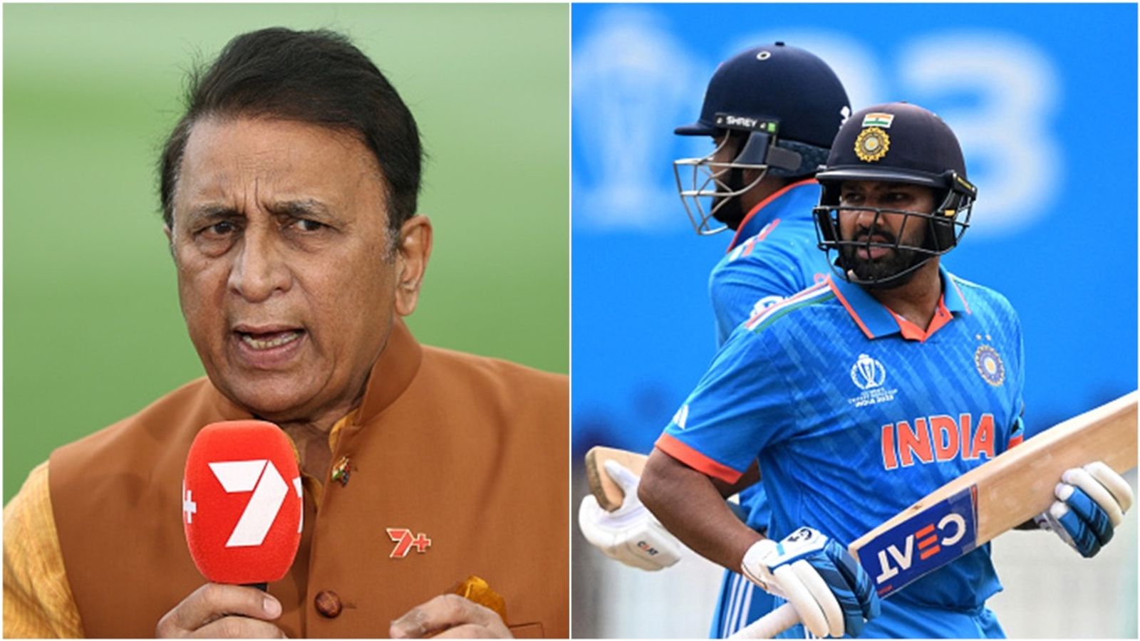 'Whether their hearts were in it or they did that only to ensure...': Sunil Gavaskar unhappy with Rohit Sharma, Shreyas Iyer's intent in Ranji clash after BCCI's diktat Sunil Gavaskar speaking during the Test series in Australia; Rohit Sharma and Shreyas Iyer running between the wickets.