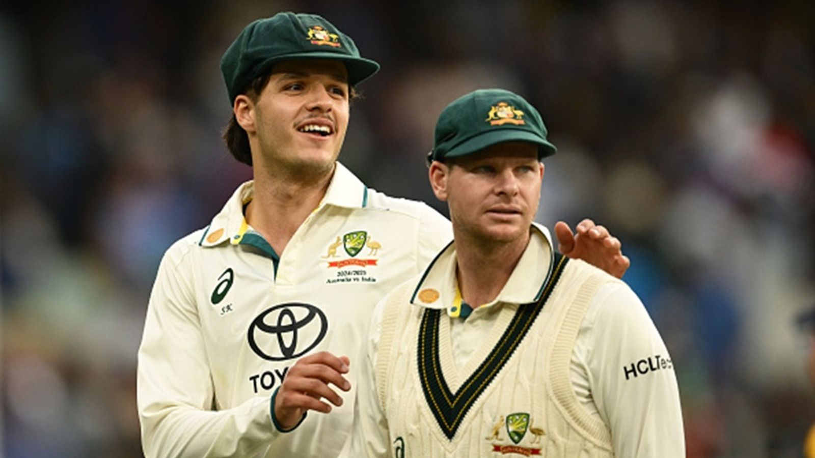 Sam Konstas won't open in Galle Test, stand-in captain Steve Smith confirms batter with 55.75 average as opener to take up the role in Sri Lanka Sam Konstas and Steve Smith look on during day three of the fourth Test Match between Australia and India at Melbourne Cricket Ground on December 28, 2024.