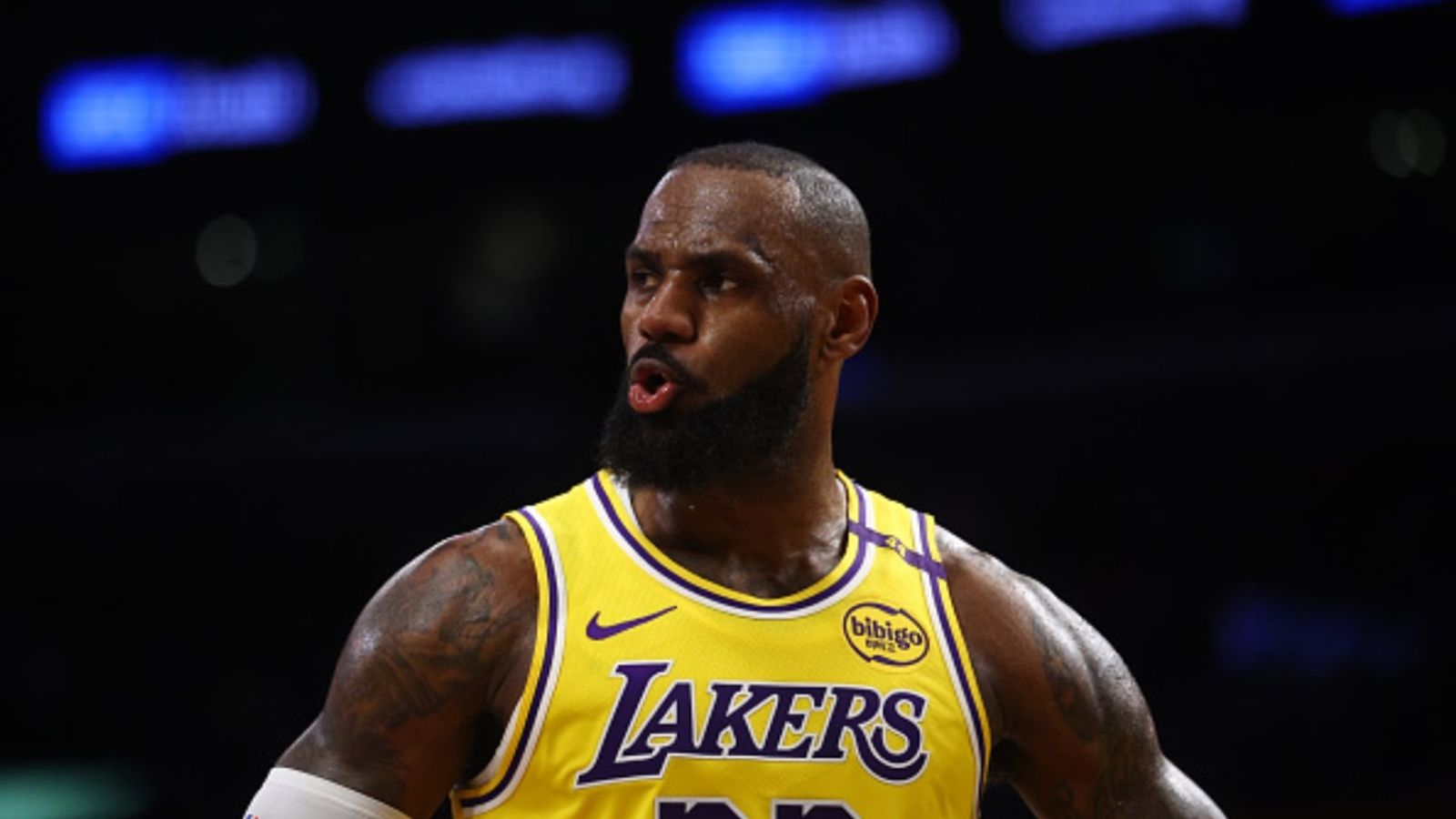 LeBron James praises his 'nephew' for headlining the 2025 NBA Draft LeBron James in the frame (via Getty)