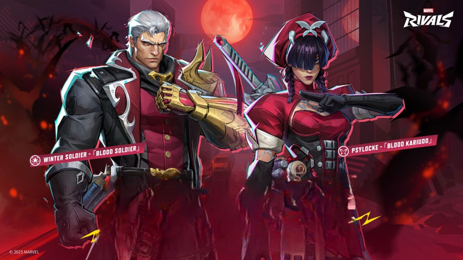 Marvel Rivals Introduces Blood Soldier Winter Soldier and Psylocke Skins, Blending Vampiric Style with Iconic Inspirations Marvel Rivals Introduces Blood Soldier Winter Soldier and Psylocke Skins, Blending Vampiric Style with Iconic Inspirations