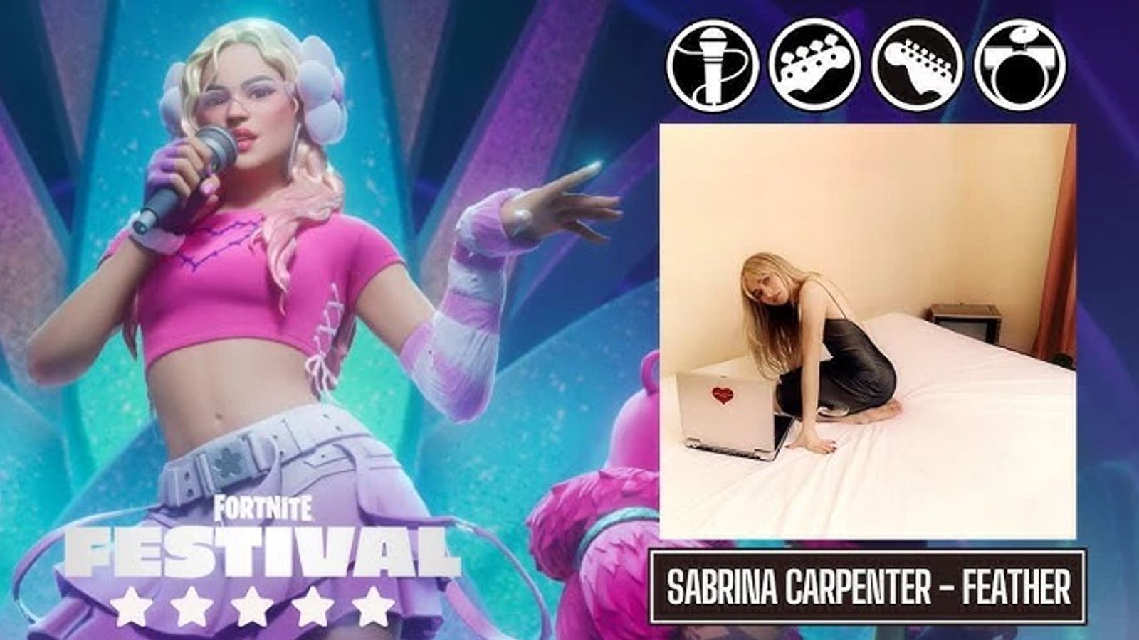 Sabrina Carpenter Rumored to Headline Fortnite Festival Season 8 Sabrina Carpenter Rumored to Headline Fortnite Festival Season 8
