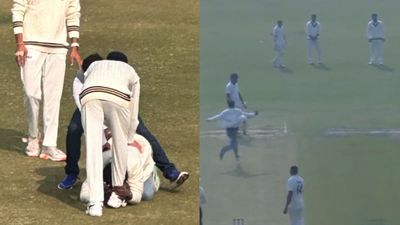 Virat Kohli's fan breaches security and enters ground to touch Indian maestro's feet - WATCH Fan enters ground to meet Virat Kohli