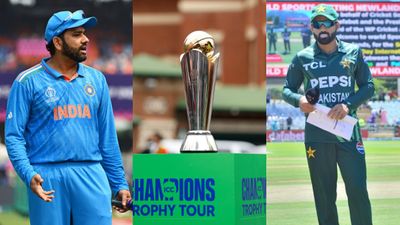 Champions Trophy 2025 opening ceremony set to take place in Lahore, uncertainty over Rohit Sharma's participation Rohit Sharma and Mohammad Rizwan along with Champions Trophy
