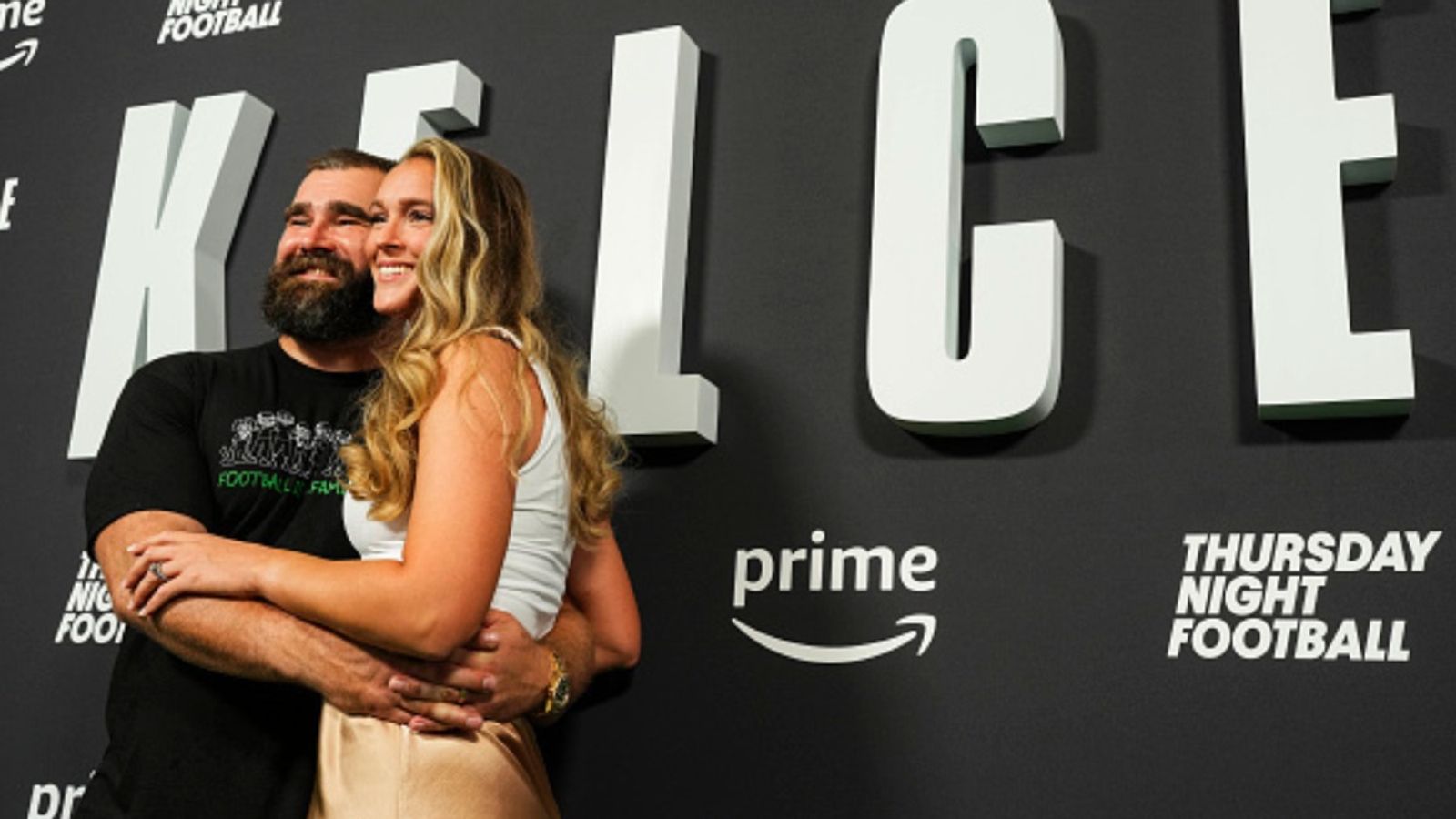 '....I'm having a manic episode': Kylie Kelce makes her choice clear on whom she will support during Philadelphia Eagles vs Kansas City Chiefs Super Bowl 59 clash Jason Kelce and Kylie Kelce in the frame