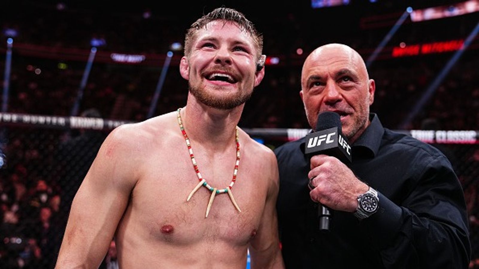 Who is Bryce Mitchell? The UFC Fighter Who Called Adolf Hitler a 'Good Guy' Bryce Mitchell and Joe Rogan in the frame.