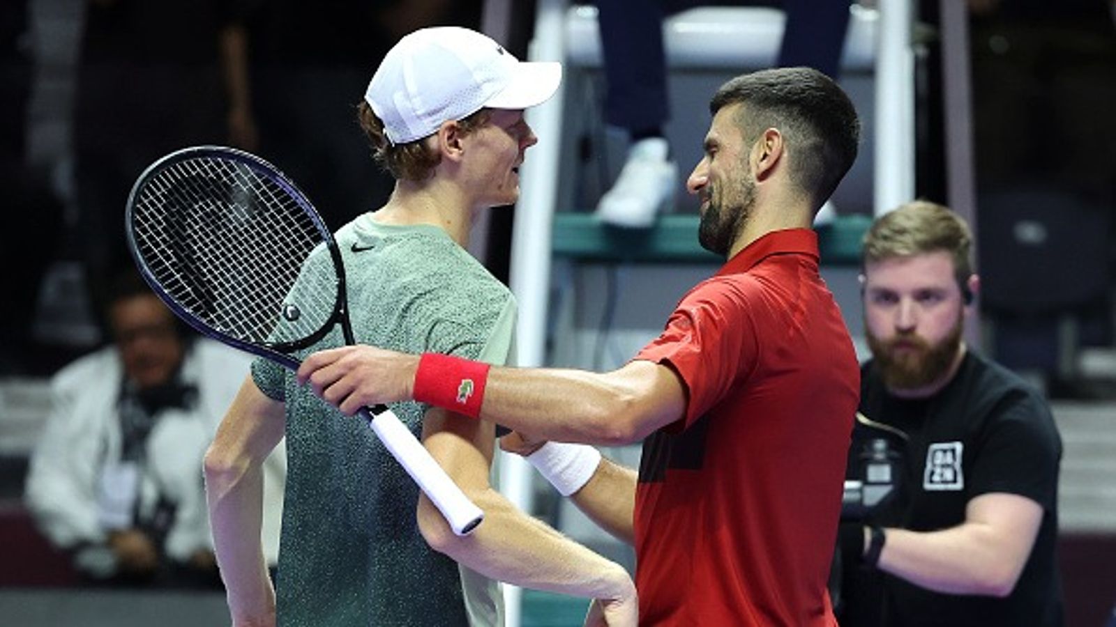 'We could say that for Novak Djokovic': Former Tennis Pro Backs Australian Open 2025 Winner Jannik Sinner's Style of Play by Citing Djoker's Example Jannik Sinner and Novak Djokovic in the frame.