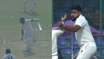 Who is Himanshu Sangwan? Railways ticket collector and Rishabh Pant's former teammate who clean bowled Virat Kohli on Ranji Trophy return for just 6 runs Himanshu Sangwan dismisses Virat Kohli in his Ranji Trophy return