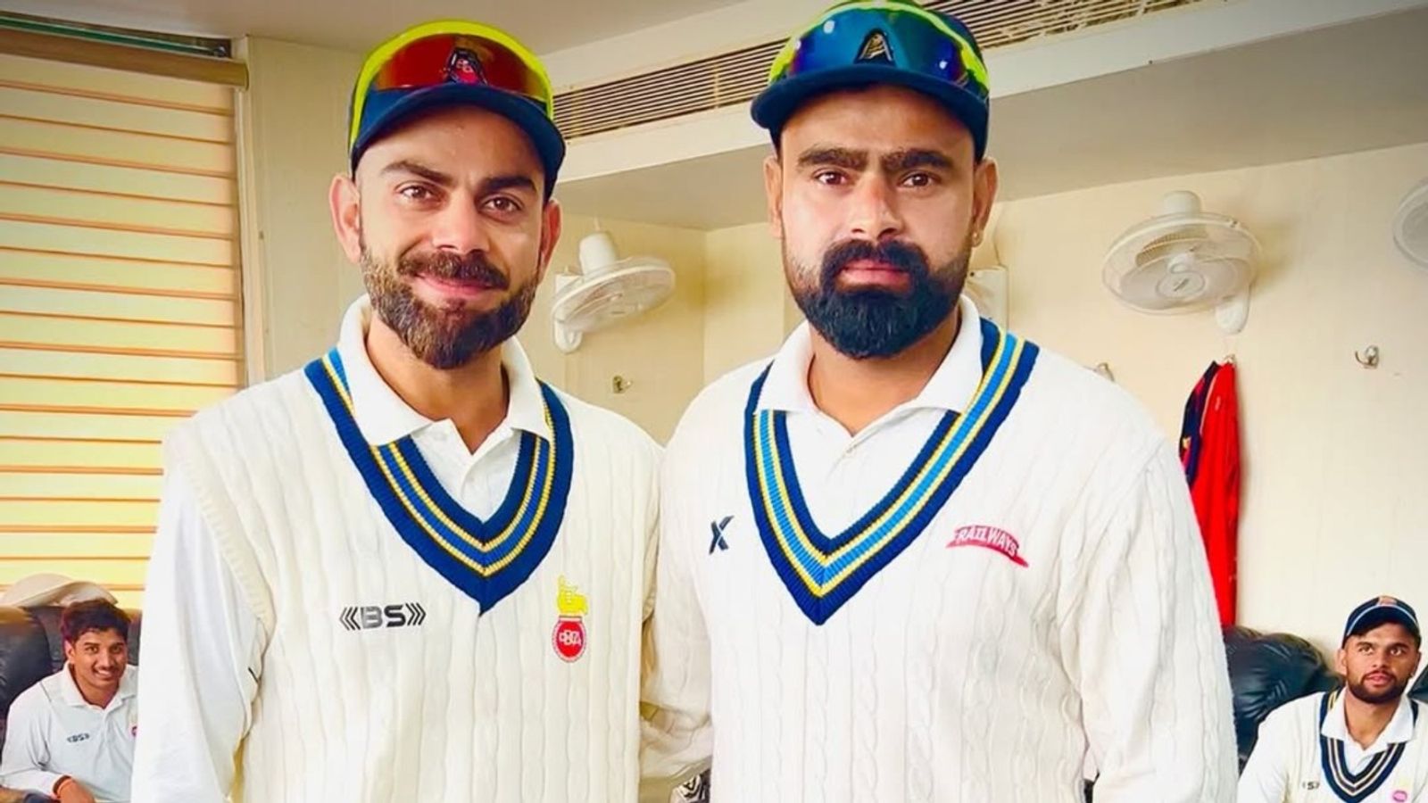 'Same ball with which you got me out?': Virat Kohli's massive reaction to Himanshu Sangwan's bowling after Delhi vs Railways Ranji Trophy match Virat Kohli and Himanshu Sangwan