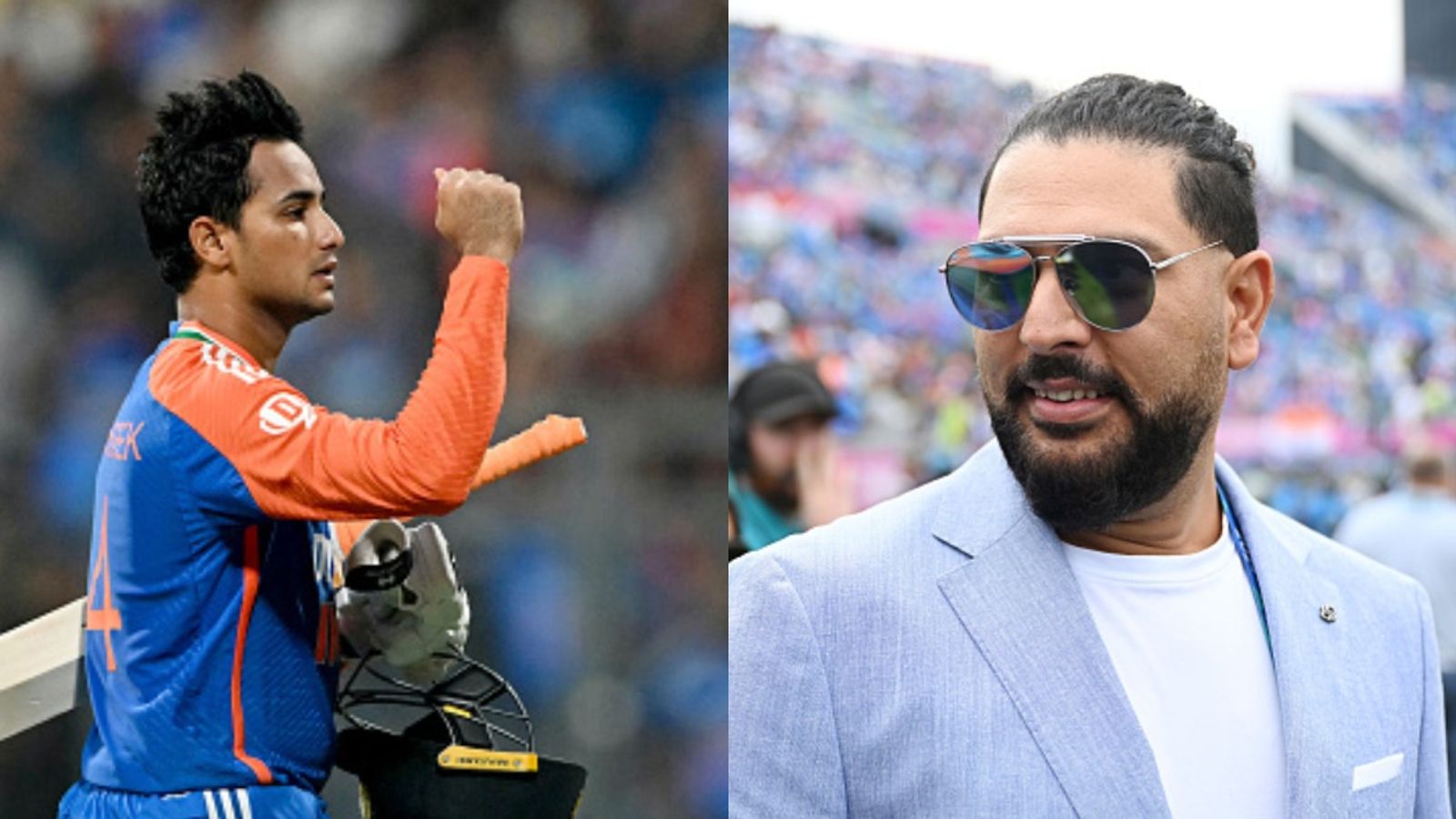 'He should be happy today, he's always wanted me to bat into...': Abhishek Sharma's namedrops mentor Yuvraj Singh post 135-run mayhem vs England India's star batter Abhishek Sharma (L) and his mentor Yuvraj Singh in frame