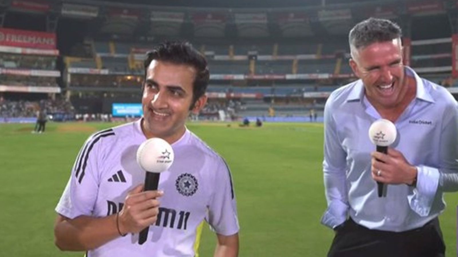 'He would've bowled 4 overs for sure today': Gautam Gambhir's reply on Rana-Dube concussion substitute controversy leaves Kevin Pietersen in splits Gautam Gambhir's response to concussion substitute controversy makes Kevin Pietersen laugh.