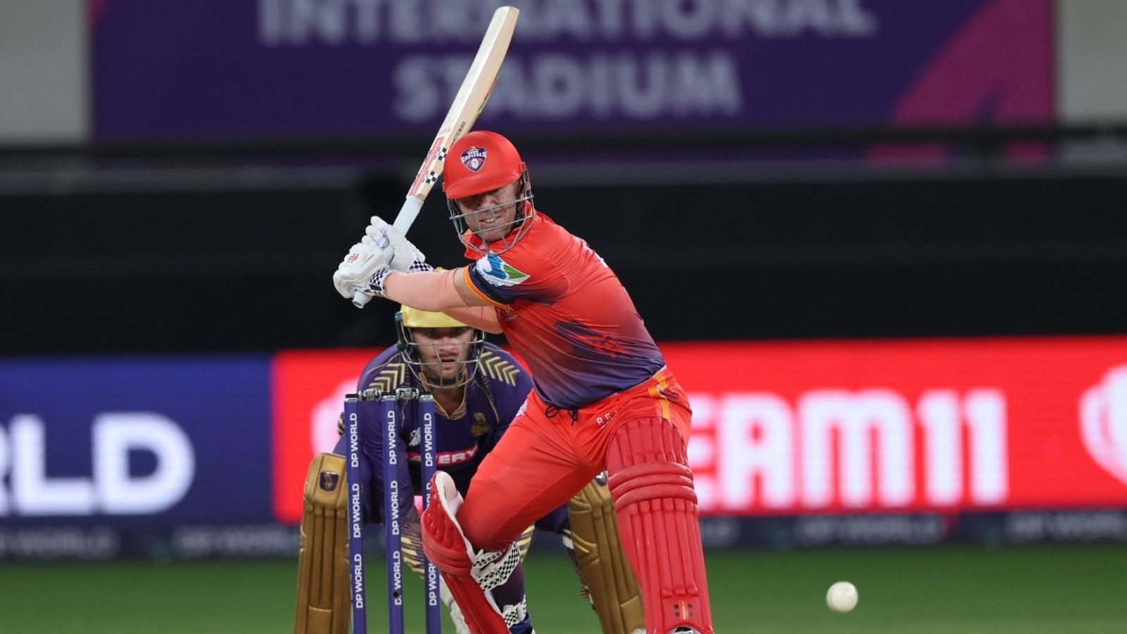Discarded by Delhi Capitals, David Warner arrives in Dubai and takes his side to ILT20 2025 qualifiers with unbeaten 93, says 'Back when I was 21 again' David Warner of Dubai Capitals plays a shot during the match 29 of the International League T20 match against Abu Dhabi Knight Riders held at the Dubai International Stadium, Dubai on the 2nd February, 2025.