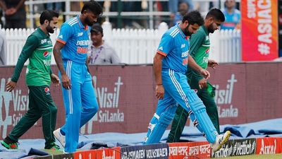 How to buy tickets for India's group-stage ICC Champions Trophy 2025 matches? Ticket sales timings, starting price revealed Pakistan's Babar Azam (R), Mohammad Rizwan (L) and India's Rohit Sharma (2R), Hardik Pandya (C) and Mohammad Rizwan during the Asia Cup Super Four match on September 10, 2023.