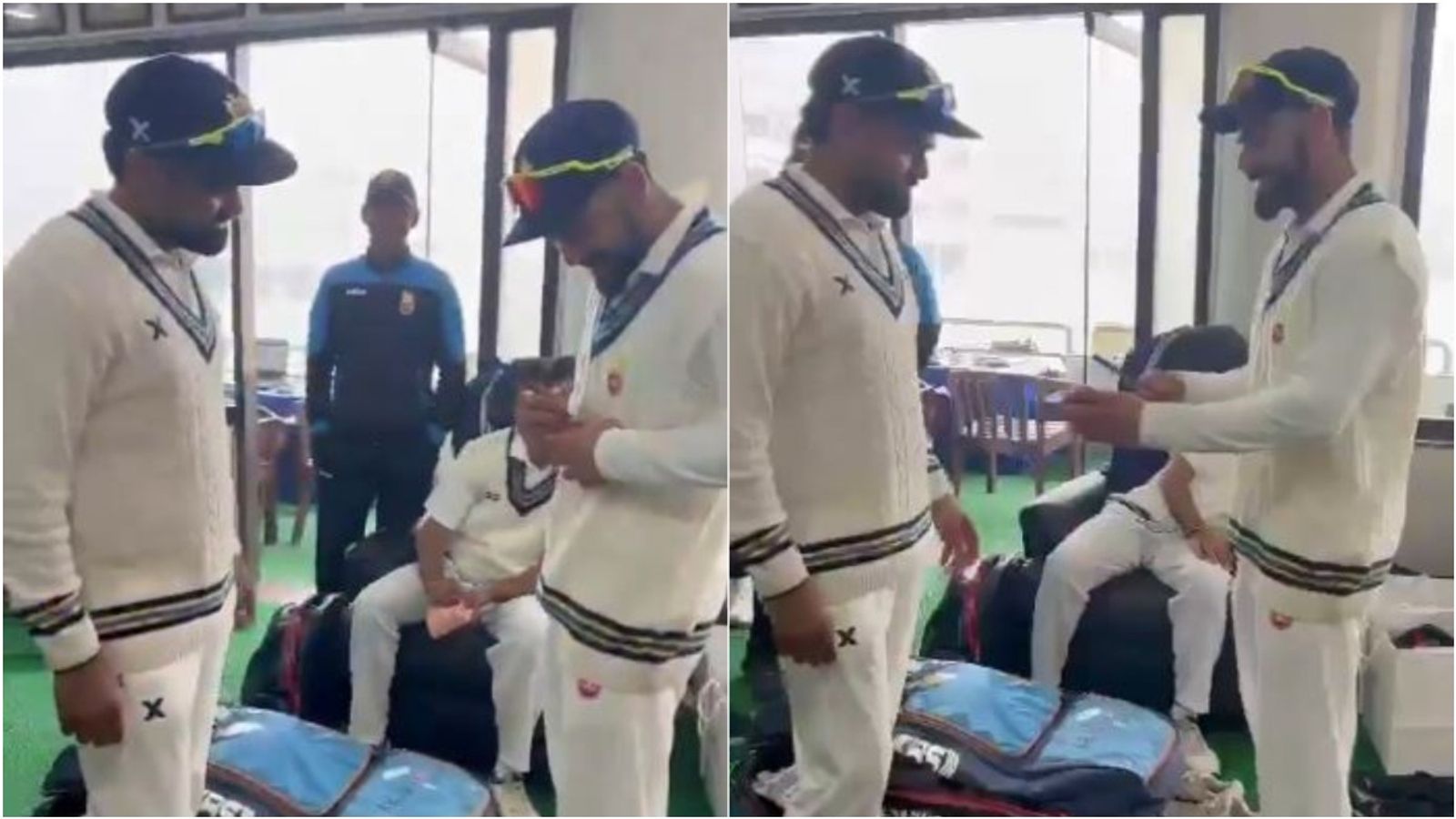 'Kaafi teekhe bowler ho...': Himanshu Sangwan reveals memorable chat with Virat Kohli after dismissing batting maestro in Delhi vs Railways Ranji Trophy clash 'Kaafi teekhe bowler ho...': Himanshu Sangwan reveals memorable chat with Virat Kohli after dismissing batting maestro in Delhi vs Railways Ranji Trophy clash