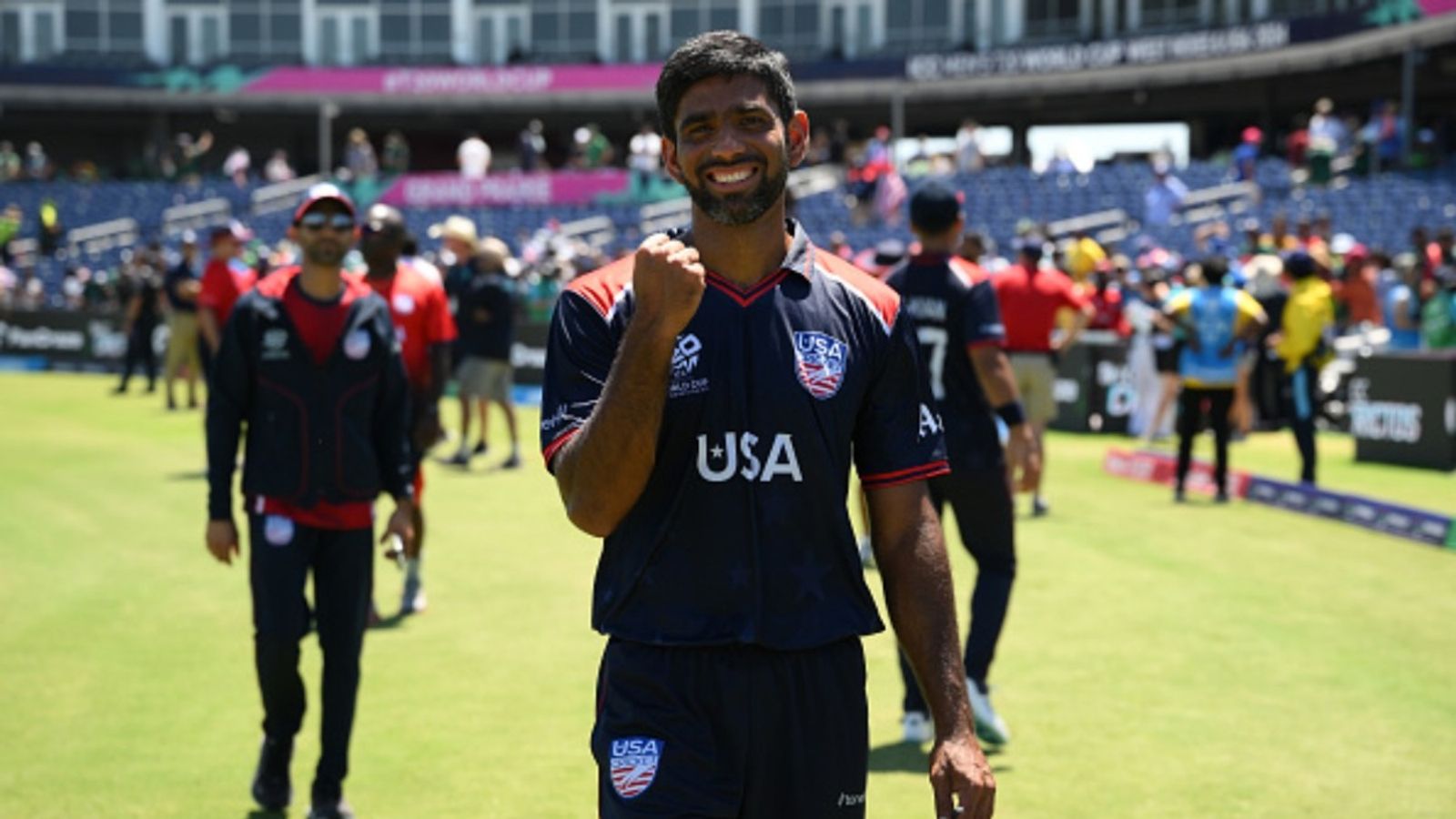 Exclusive: MLC Team owner Sanjay Govil discusses Saurabh Netravalkar's influence in US cricket Saurabh Netravalkar in the frame (via Getty)