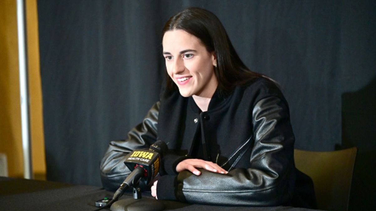 23 year old WNBA sensation Caitlin Clark's Iowa jersey retired, says, 'I don’t have to go and compete for 40 minutes' Caitlin Clark in the frame