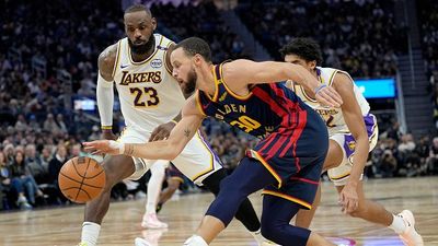 NBA Trade Rumor: Insider Exposes Golden State Warriors' Jaw-Dropping Plan to Pair Lakers' LeBron James and Suns' Kevin Durant with Stephen Curry LeBron James and Stephen Curry in the frame.