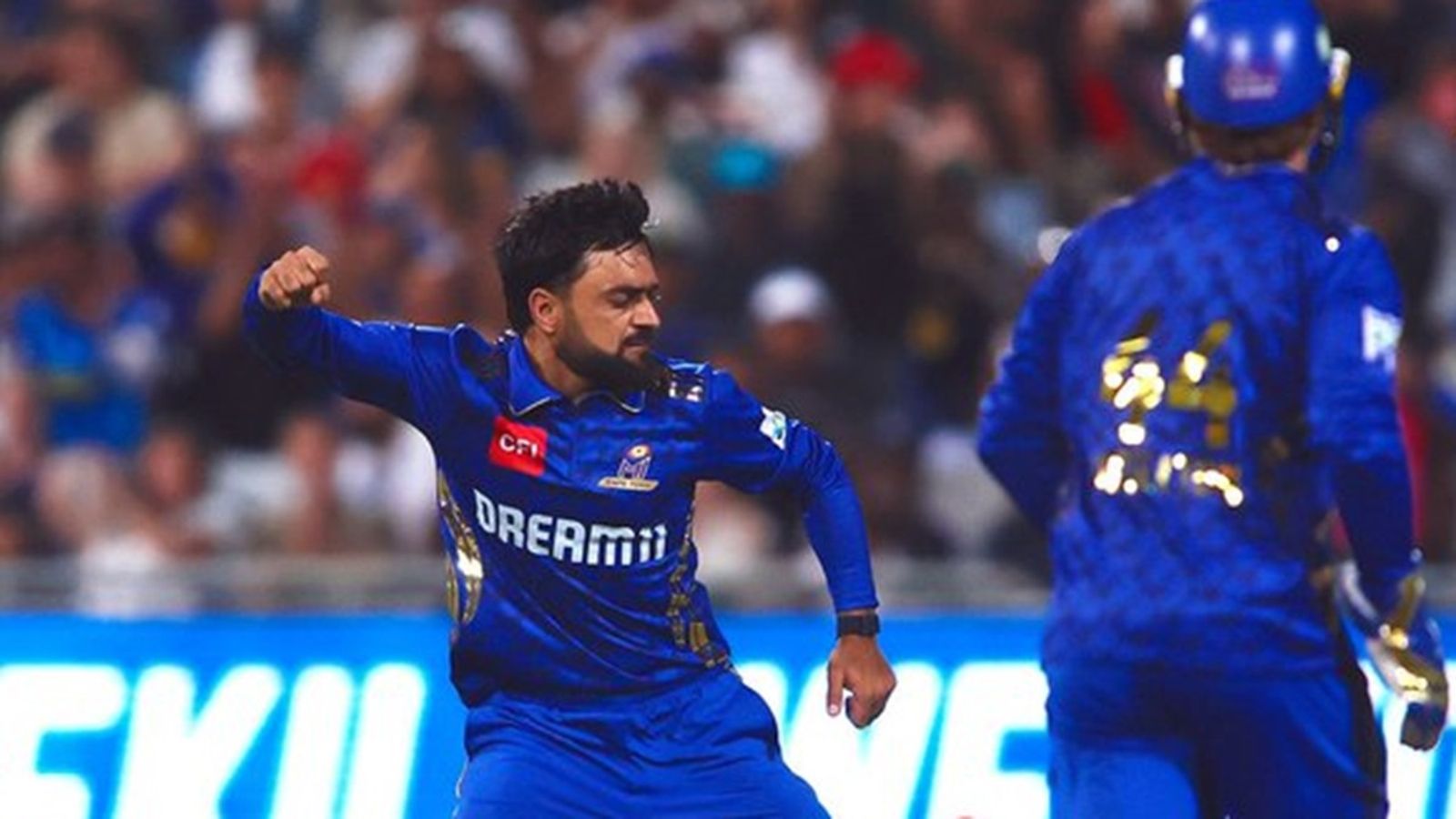 Rashid Khan breaks former CSK all-rounder's all-time record to become highest T20 wicket-taker, dismisses Dinesh Karthik in record-breaking spell MI Cape Town captain Rashid Khan celebrates a wicket in SA20 2025 Qualifier 1.