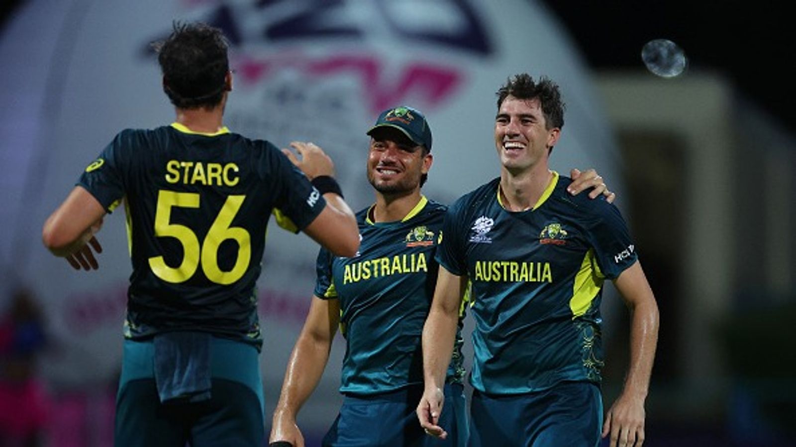 Big blow to Australia, 35-year-old star included in Champions Trophy 2025 squad announces shocking retirement from ODIs ahead of mega event Pat Cummins of Australia celebrates with teammates Marcus Stoinis and Mitchell Starc
