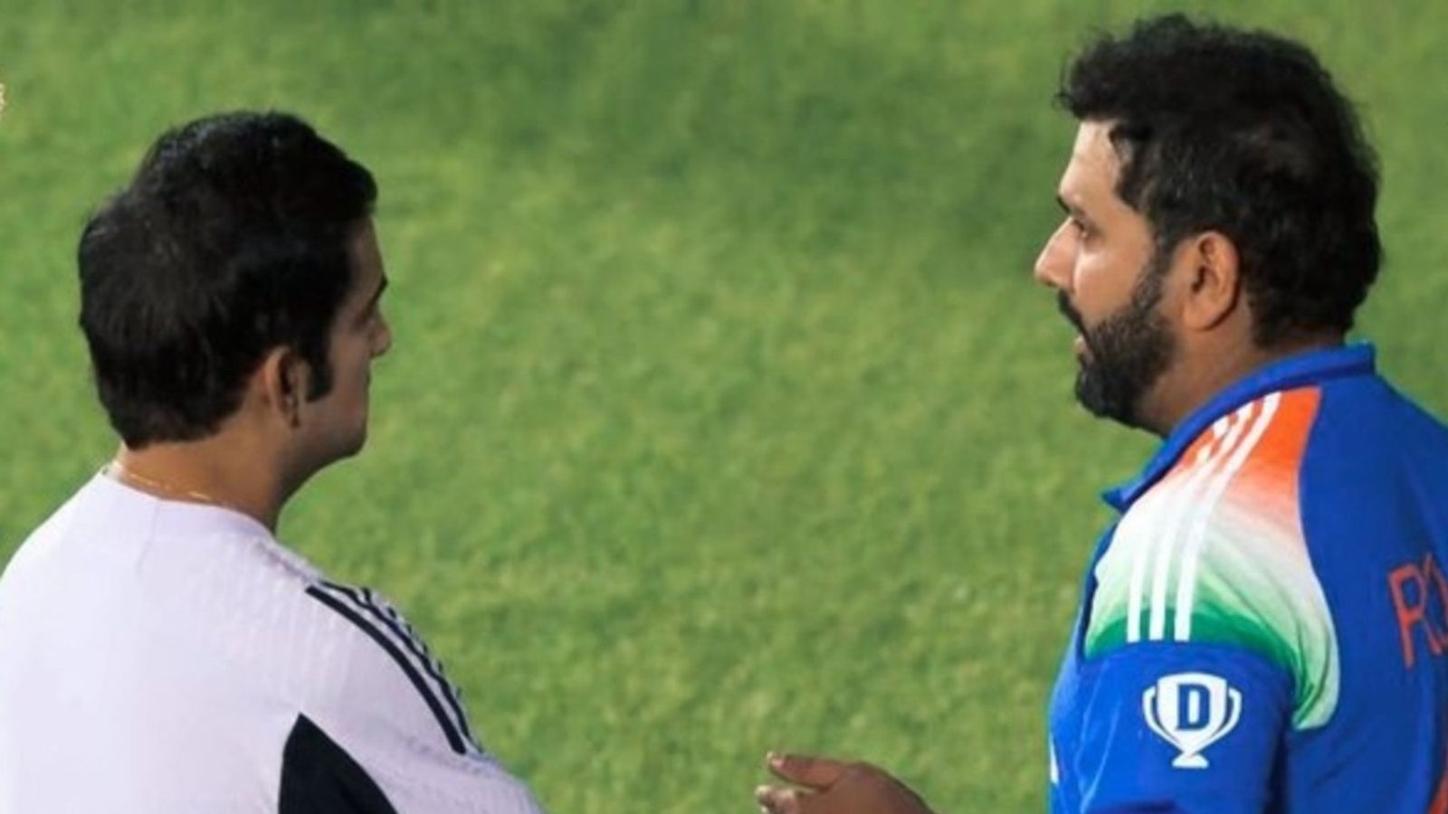 Gautam Gambhir and Rohit Sharma spotted having intense chat after Team India's 4-wicket win against England Gautam Gambhir and Rohit Sharma spotted having intense chat after Team India's 4-wicket win against England