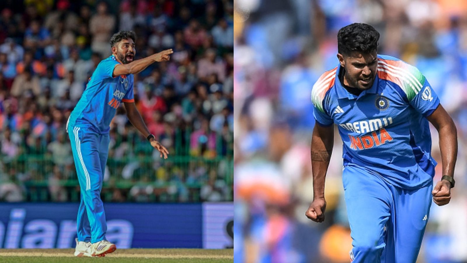 IND vs ENG: Mohammed Siraj's three-word reaction to replacement Harshit Rana goes viral Mohammed Siraj and Harshit Rana