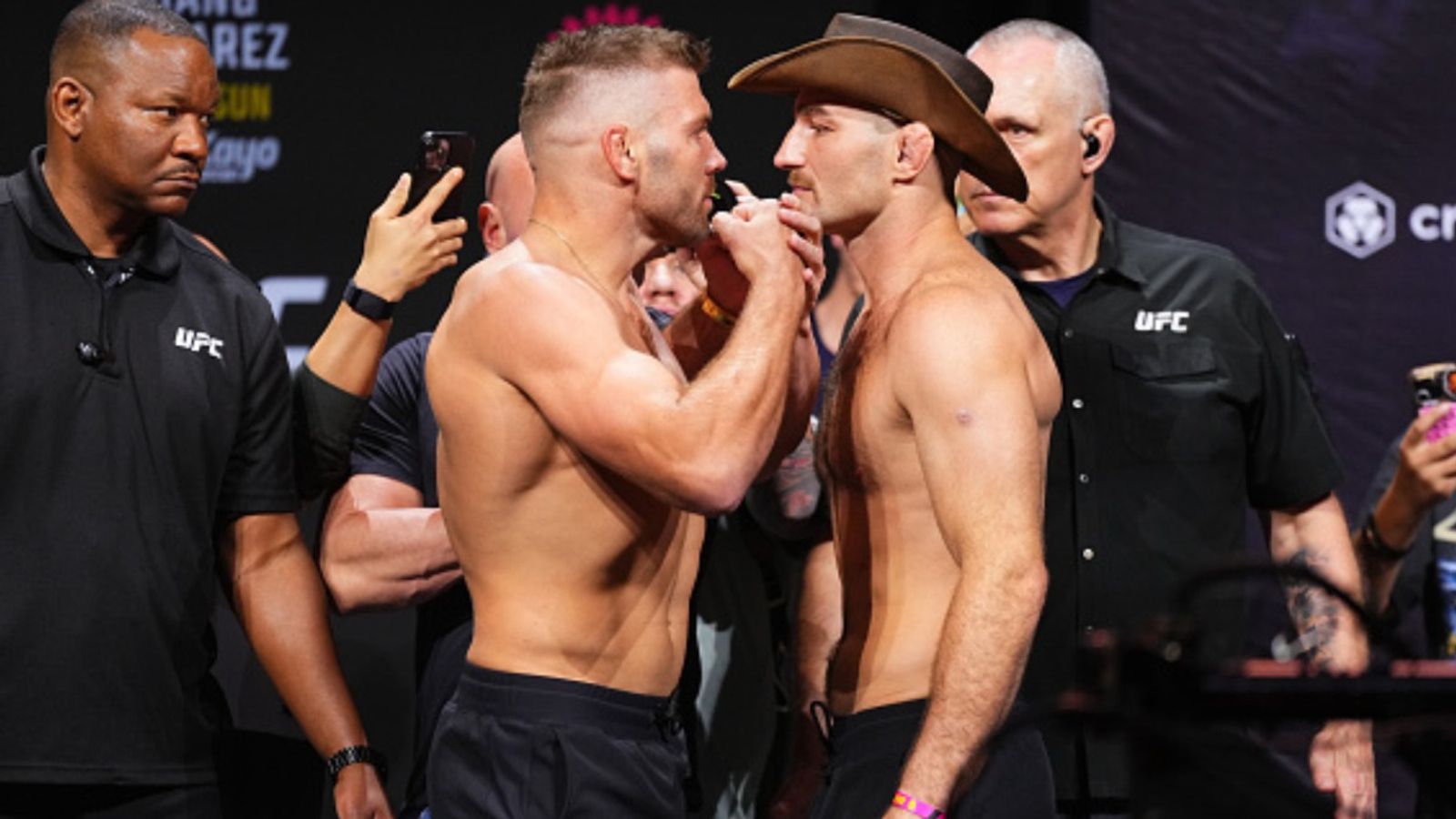 UFC 312 Preview: Dricus Du Plessis vs Sean Strickland 2 – Full Fight Card, Streaming Info & More Dricus Du Plessis and Sean Strickland in the frame