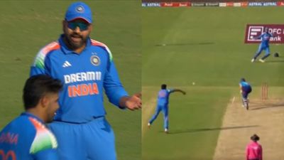 'Dimaag kidhar hai tera': Rohit Sharma aggressively scolds Harshit Rana after latter's overthrow costs India boundary; Watch video Rohit Sharma was left furious at Harshit Rana after latter's overthrow cost India a four