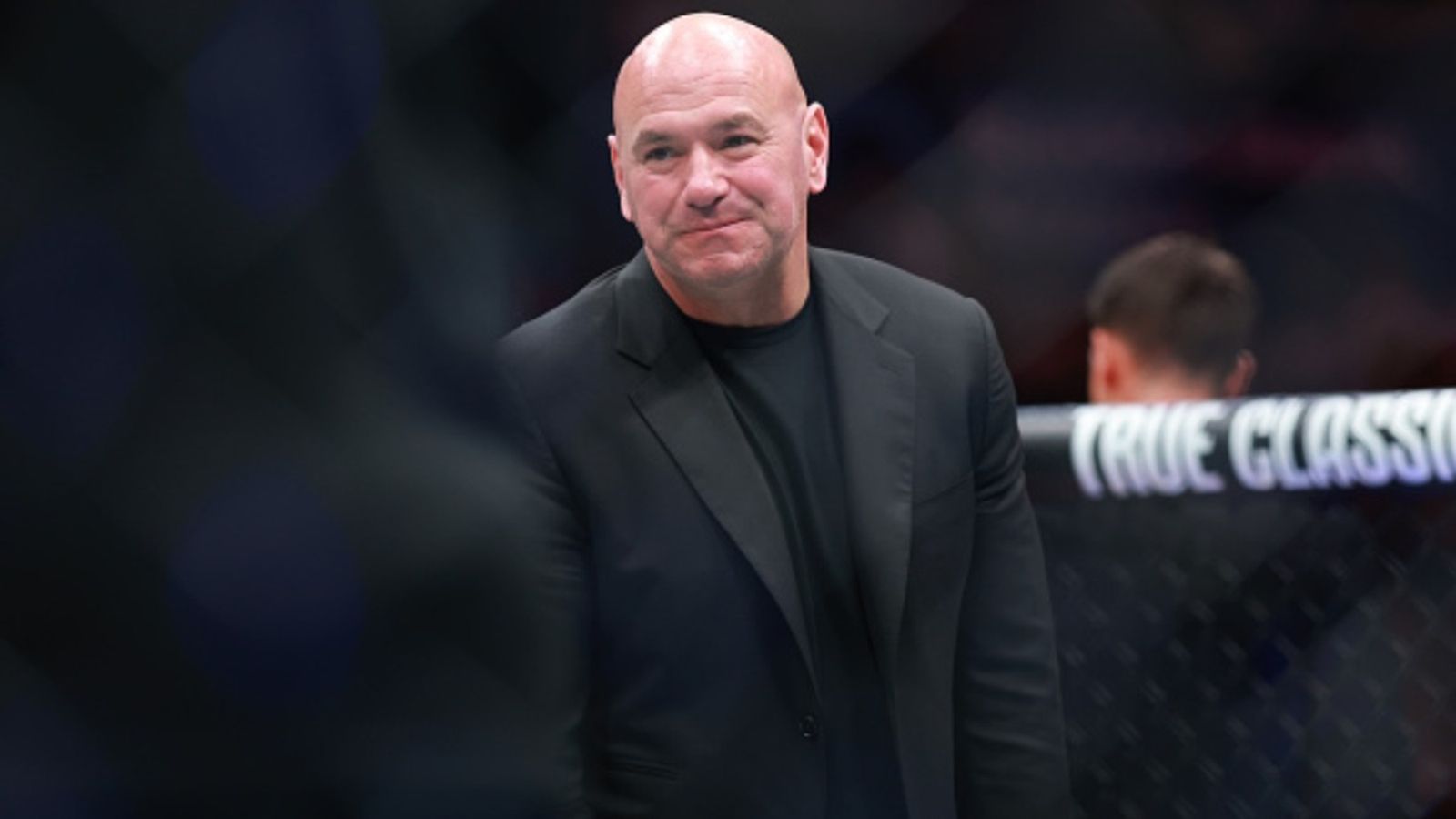 Dana White takes a sigh of relief as former UFC champion decides to retire Dana White in the frame (via Getty)