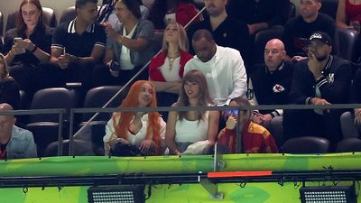 Why Was Taylor Swift Loudly Booed by the Crowd During Chiefs vs Eagles Super Bowl LIX Game? Taylor Swift in the frame.