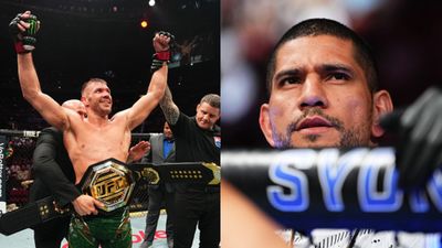 Daniel Cormier Reveals Alex Pereira's Reaction To Dricus du Plessis' Loud Call Out Following Impressive Win Over Sean Strickland at UFC 312 Dricus du Plessis and Alex Pereira in the frame.