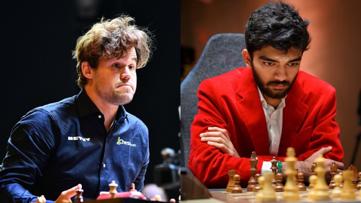 Magnus Carlsen throws shade at D Gukesh after dominating Freestyle Chess Grand Slam "I always have these tricks," Magnus Carlsen throws shade at D Gukesh after dominating Freestyle Chess Grand Slam