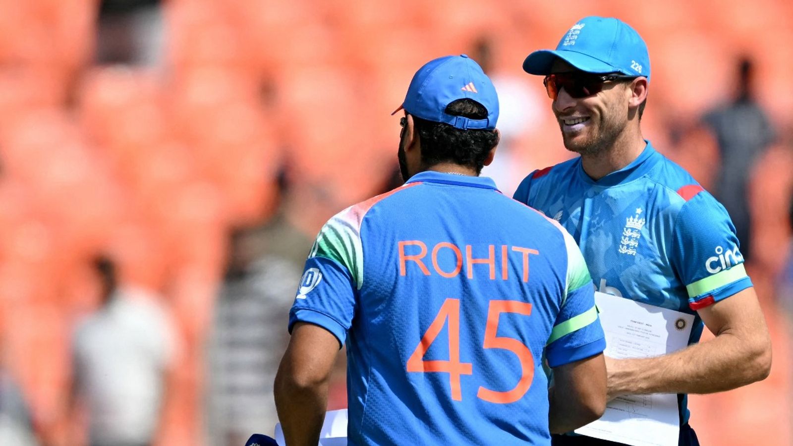 Ind vs Eng 3rd ODI: Revealed! Why England players wearing green ribbons alongside India at Narendra Modi Stadium Rohit Sharma and Jos Buttler